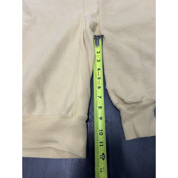 Champion Premium Reverse Weave Crewneck Fleece Sweatshirt Yellow Men’s Large - Picture 3 of 5